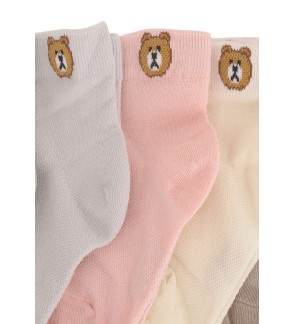 [TeddyStore] Yellow Bee Teddy Socks Combo - Pack of 5
