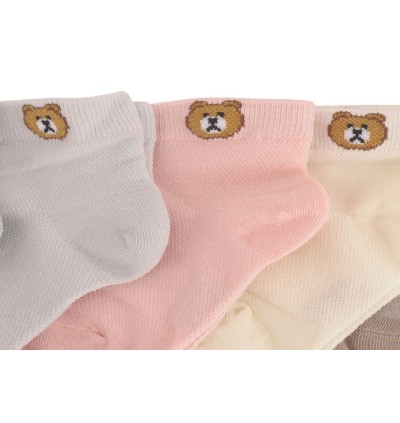 [TeddyStore] Yellow Bee Teddy Socks Combo - Pack of 5