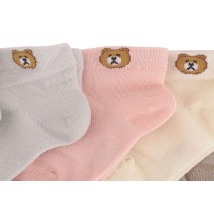 [TeddyStore] Yellow Bee Teddy Socks Combo - Pack of 5