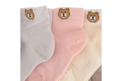 [TeddyStore] Yellow Bee Teddy Socks Combo - Pack of 5
