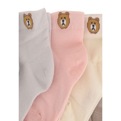 [TeddyStore] Yellow Bee Teddy Socks Combo - Pack of 5