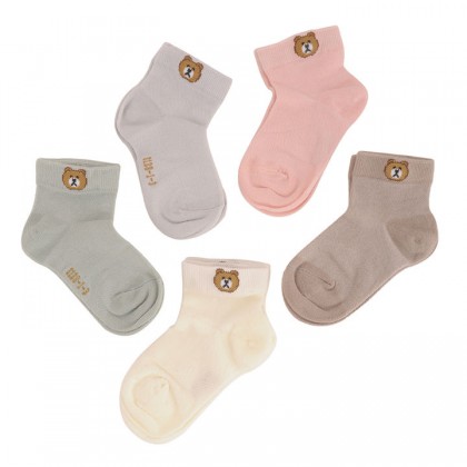 [TeddyStore] Yellow Bee Teddy Socks Combo - Pack of 5